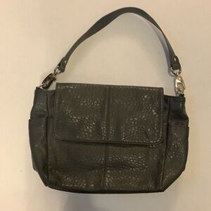 Thirty-One Jewell Pebble Gray Purse